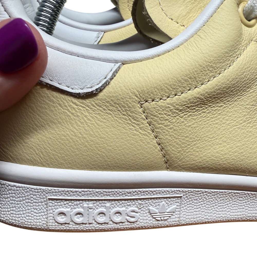 Adidas Originals Stan Smith Men's 9 Sneakers Yellow Cloud White Shoes - Picture 10 of 15